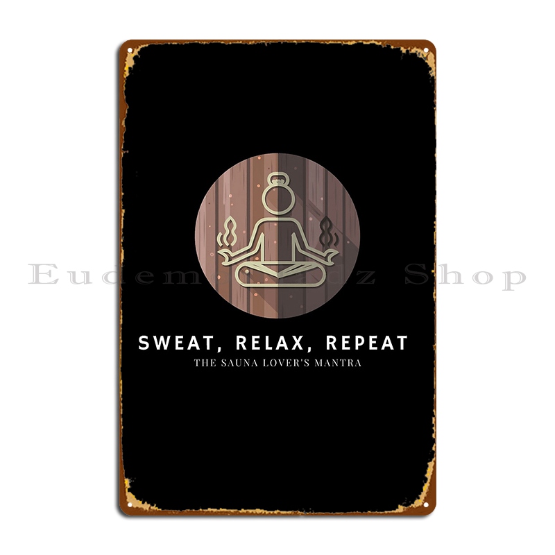 Home Cinema Logo - Sauna Lover Sauna Master Metal Signs
