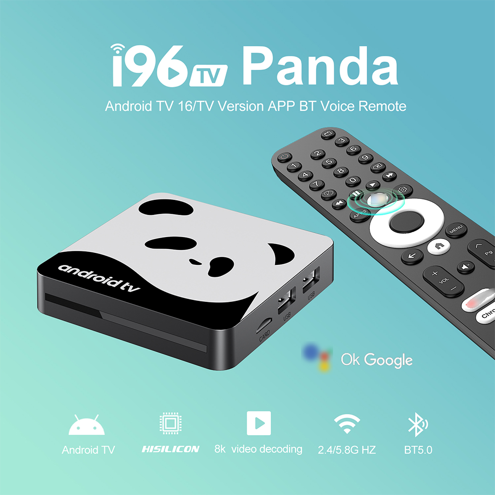 Home Cinema Youtube - I96 Panda Smart TV Box Android