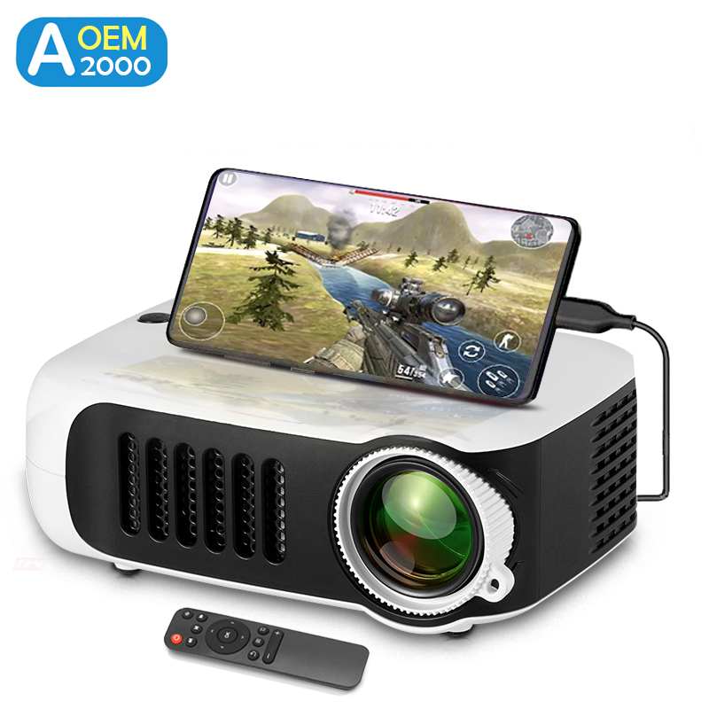 Home Cinema Mini - A2000 Mini Projector Portable Home Cinema