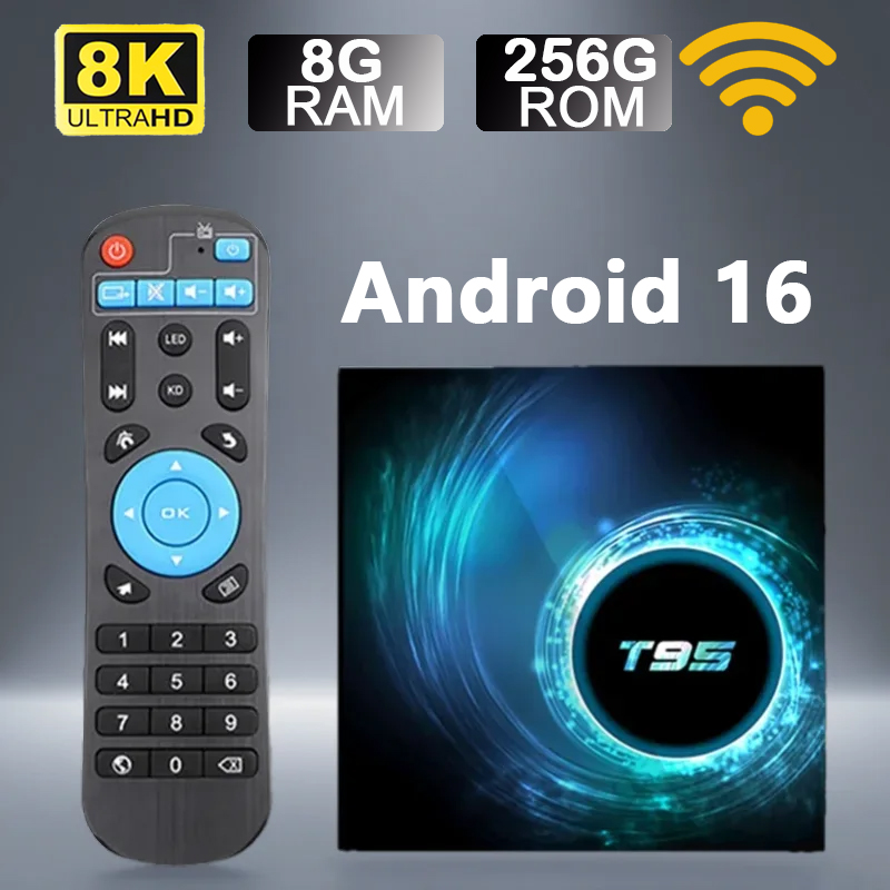 Home Cinema Youtube - Smart TV Box T95 Android 16