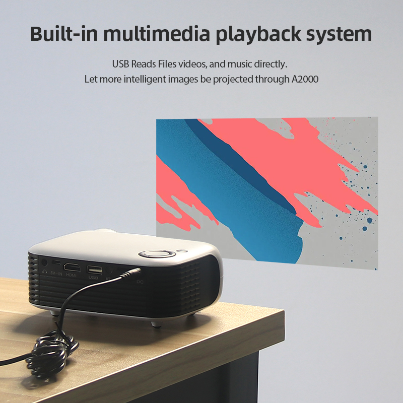 A2000 Mini Projector Portable  - đánh giá và giá Home Cinema Mini