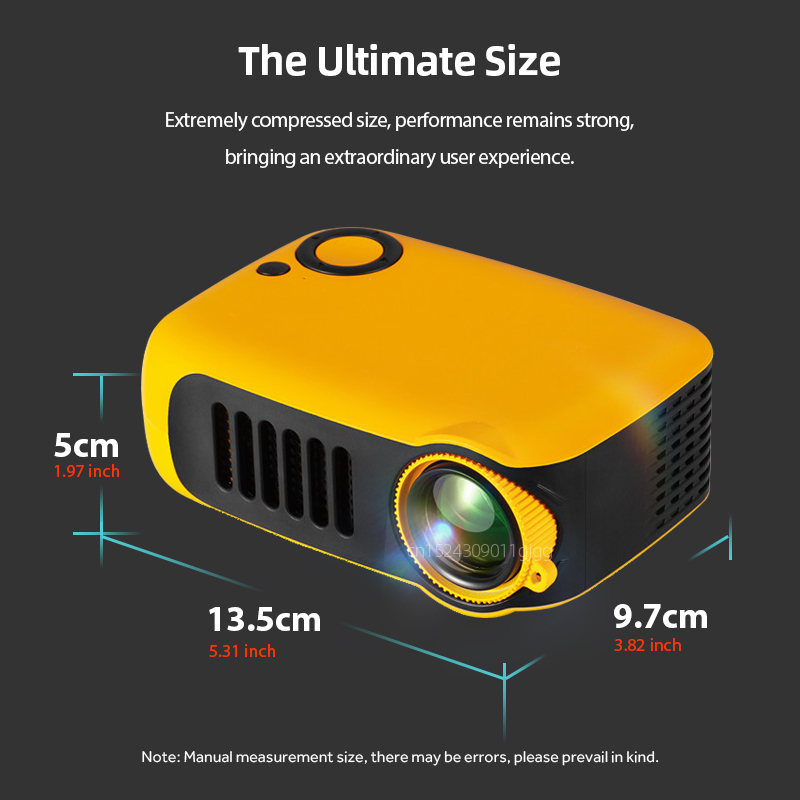 A2000 Mini Projector Portable  - đánh giá và giá Home Cinema Mini