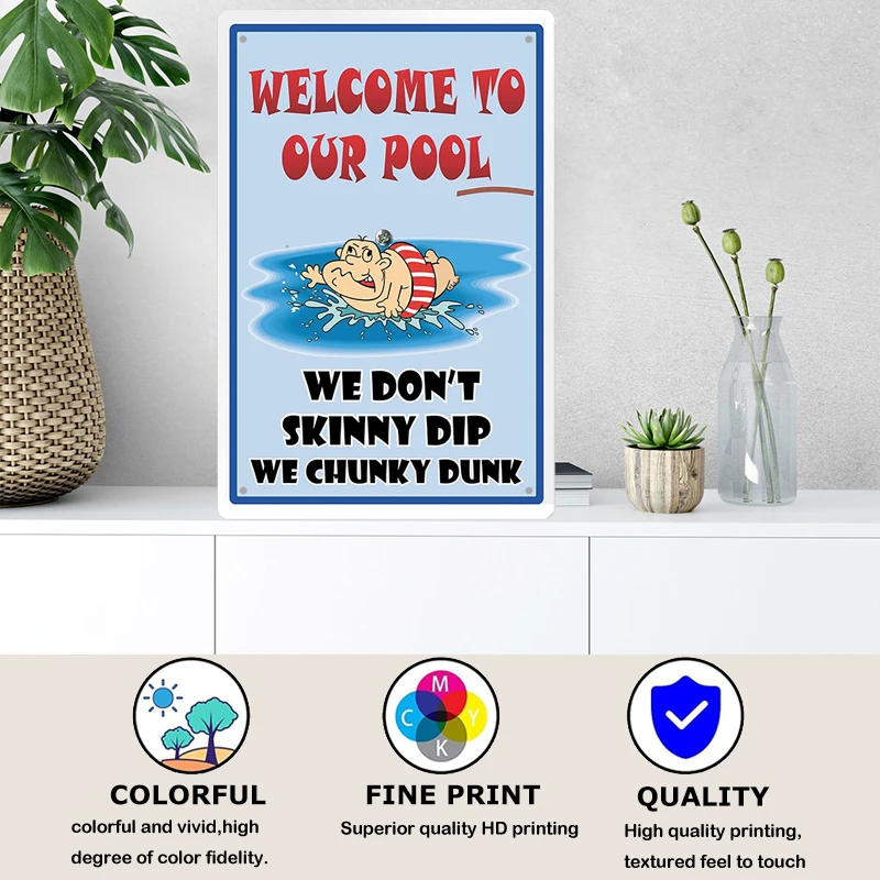 Tin Sign Pool Funny Rules Vint - đánh giá và giá Home Cinema Logo