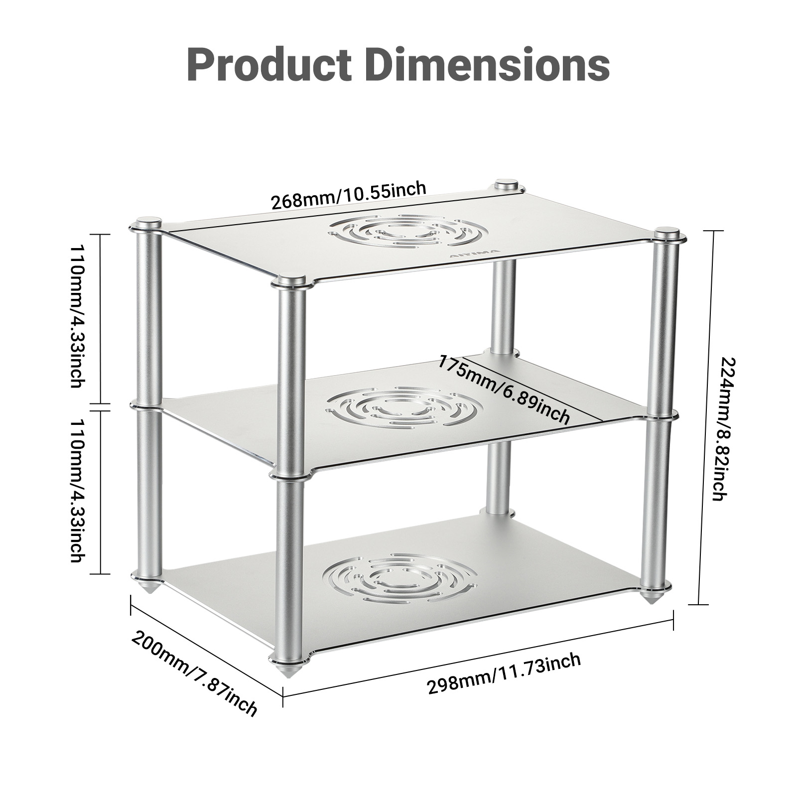 AIYIMA Metal Amplifier Rack Hi - đánh giá và giá Home Cinema System