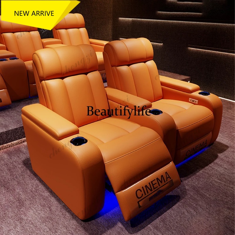 G153 Luxury Genuine Leather El - đánh giá và giá Home Cinema Chairs