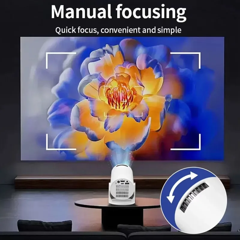 New  Mini HY300  Projector 4K  - đánh giá và giá Home Cinema Mini