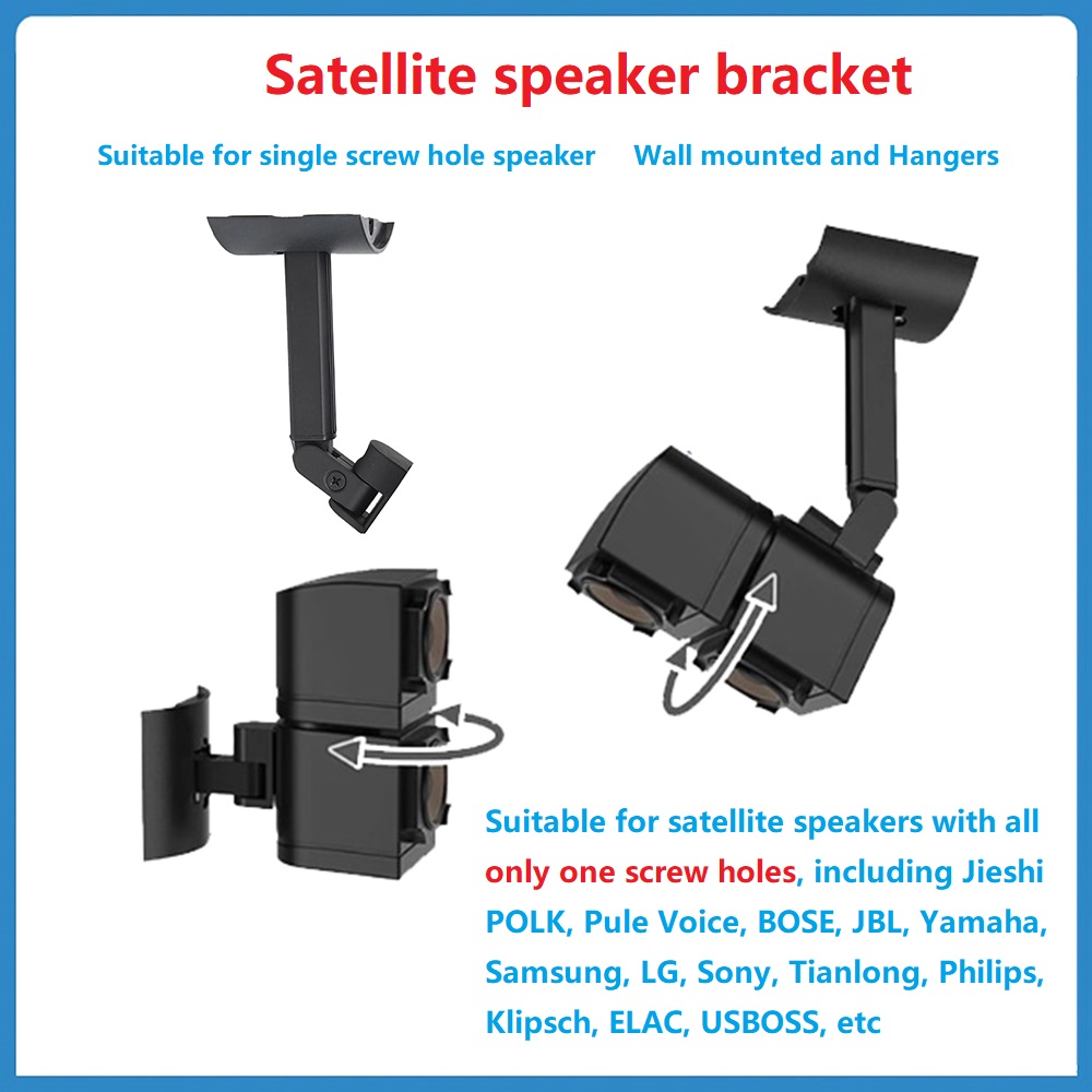 2Pcs Satellite Speaker Bracket - đánh giá và giá Home Cinema Logitech Z906