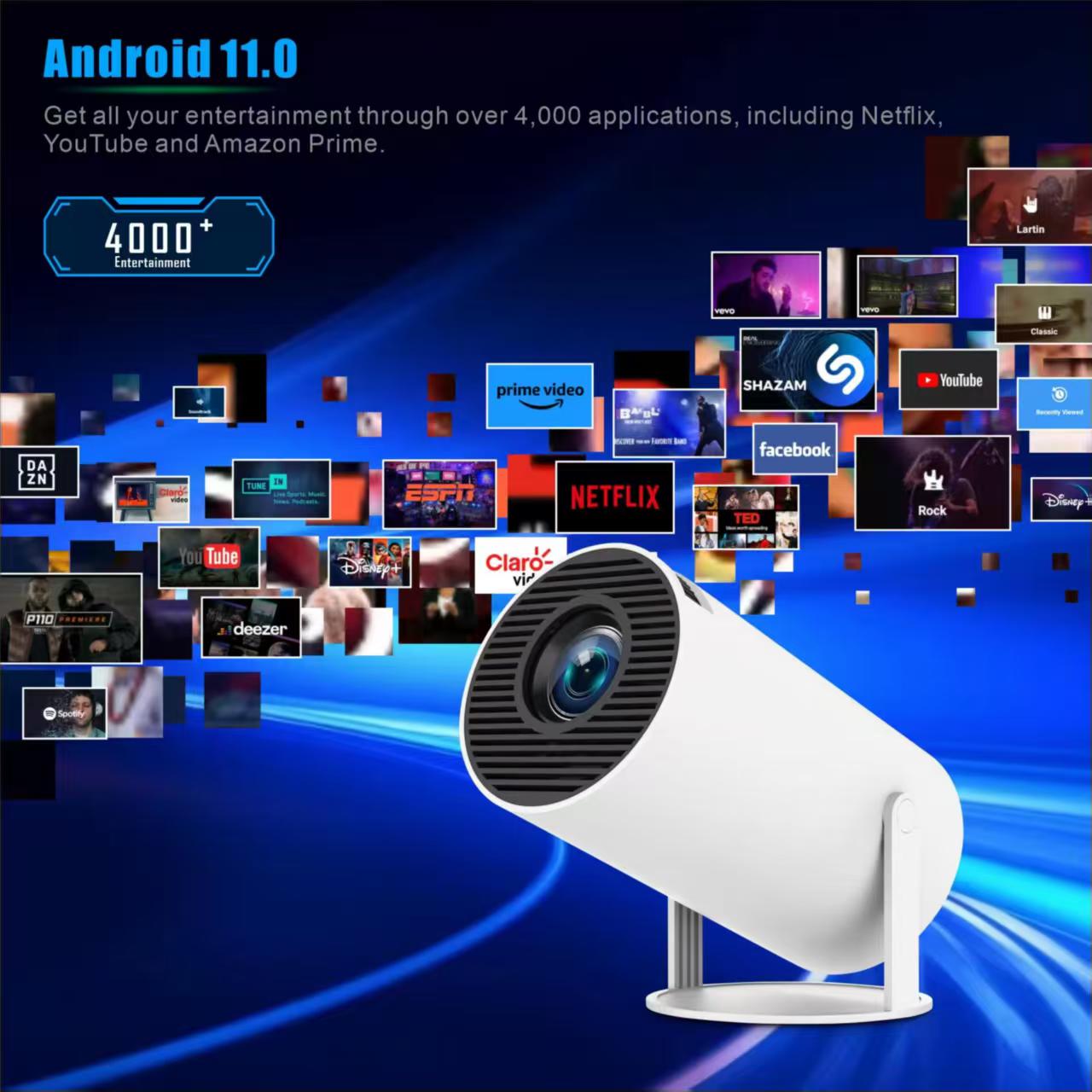 Mini HY300 Portable Projector  - đánh giá và giá Home Cinema Mini