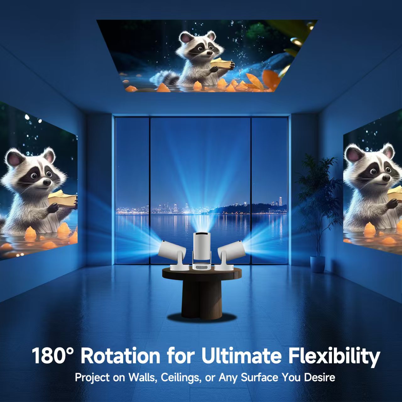 Mini HY300 Portable Projector  - đánh giá và giá Home Cinema Mini