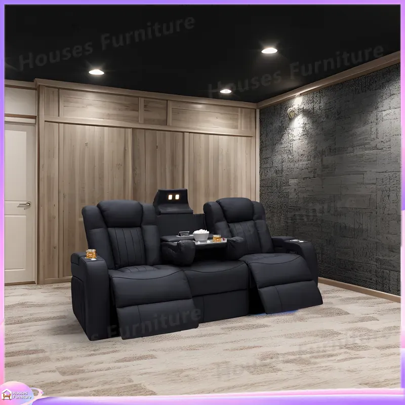 Leather Recliner Sofa Home The - đánh giá và giá Home Cinema Chairs