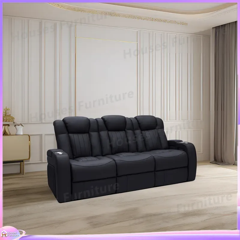 Leather Recliner Sofa Home The - đánh giá và giá Home Cinema Chairs