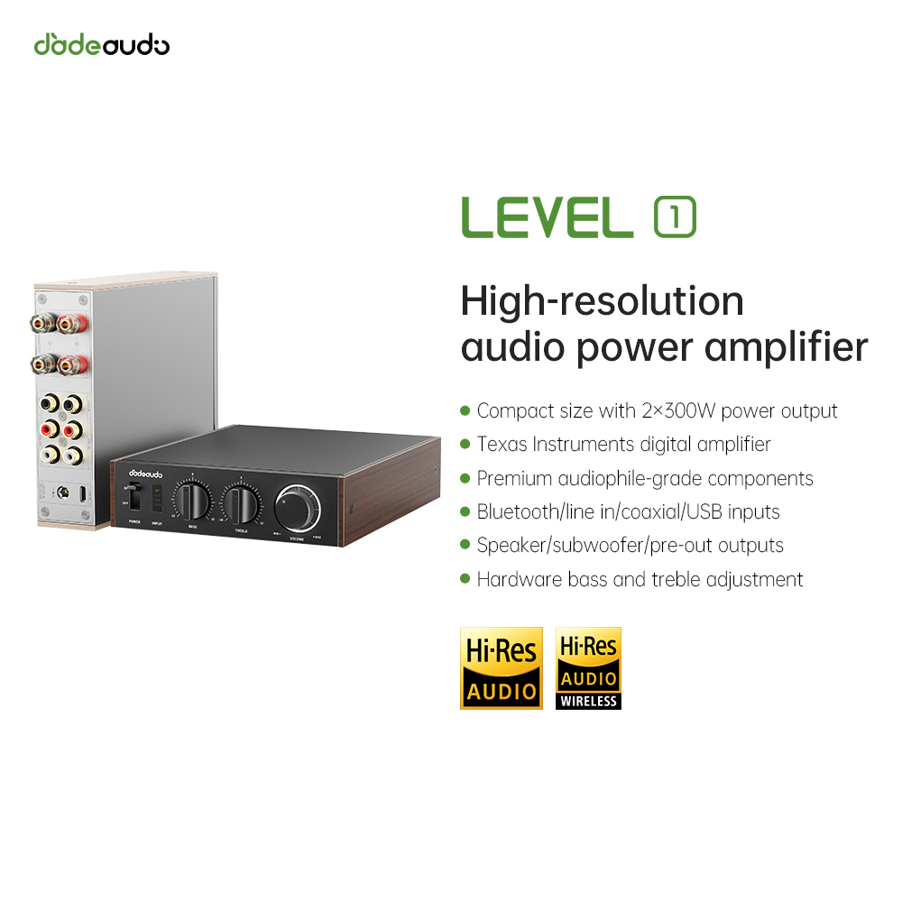 JadeAudio Level 1 Desktop HiFi - đánh giá và giá Home Cinema Mini