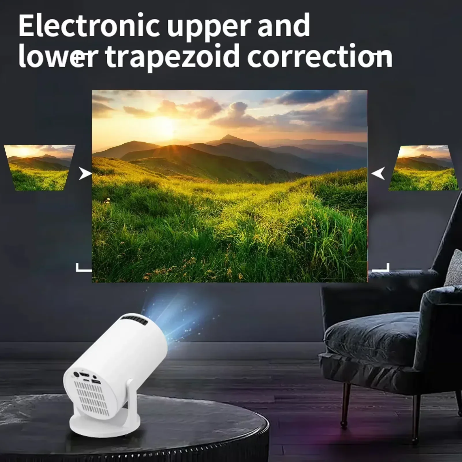 New  Mini HY300  Projector 4K  - đánh giá và giá Home Cinema Mini